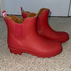 Chooka Rainshoes w/ fur inside girls 6